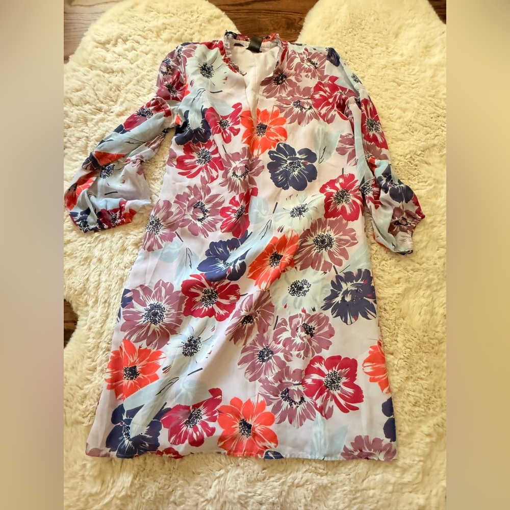 Floral Dress - Multicolor. Ann Taylor Factory.  Womens xs.